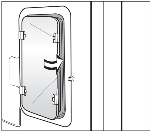 MIELE H 350-2 B - Changing the light bulb - 5