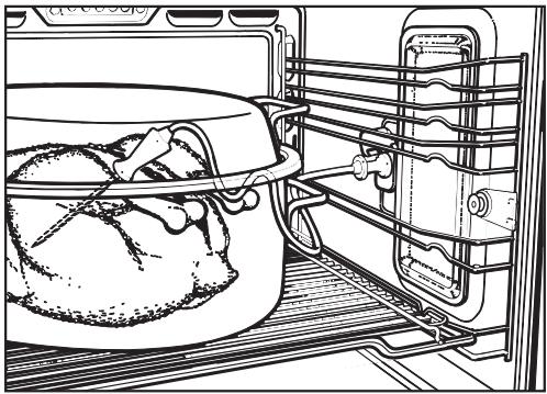 MIELE H 350-2 B - Using the roast probe: - 2