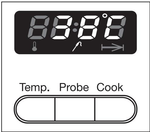 MIELE H 387-1 BP KAT - To adjust the core temperature: - 3