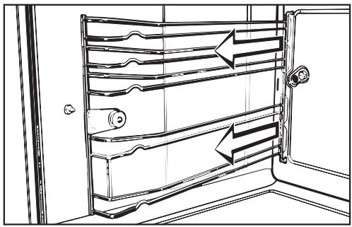MIELE H 387-1 BP KAT - Removing the oven door - 4