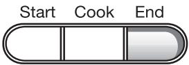 MIELE H 387-1 BP KAT - To enter a length of cooking and a time for the oven to shut off - 3