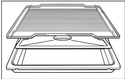 MIELE H 387-2 B - Broiling on the rack - 1