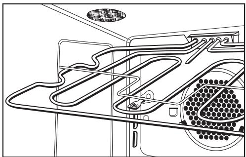 MIELE H 387-2 B - Lowering the upper heating element - 2