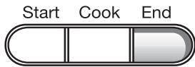 MIELE H 387-2 B - To enter a cooking length and a time for the oven to shut off - 3