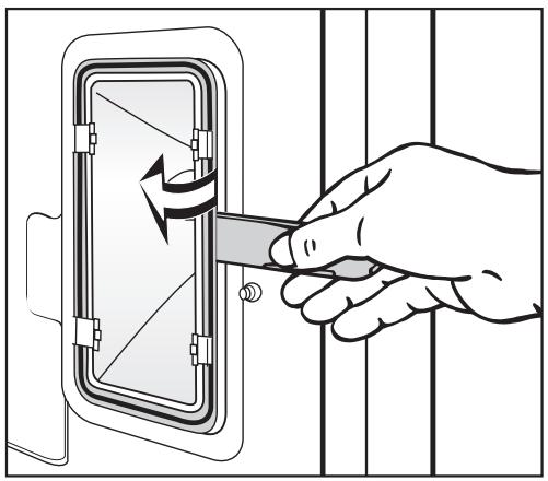 MIELE H 394 B - Changing the light bulb - 1