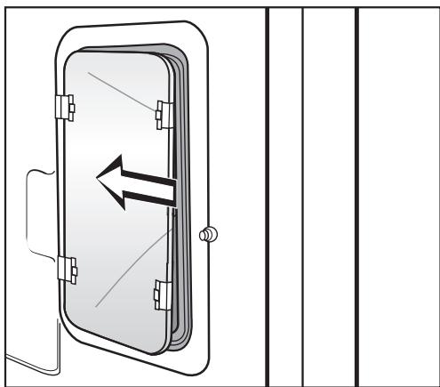 MIELE H 394 B - Changing the light bulb - 5