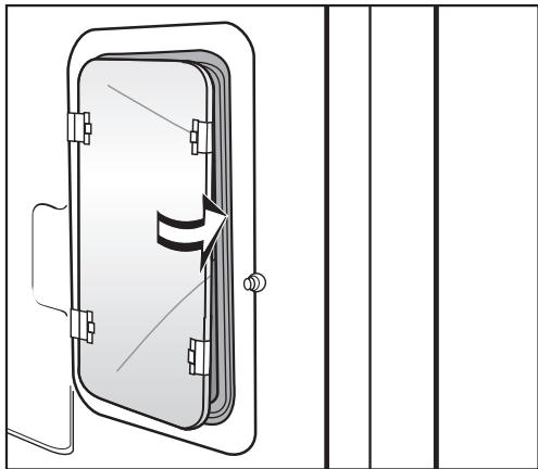 MIELE H 394 B - Changing the light bulb - 6
