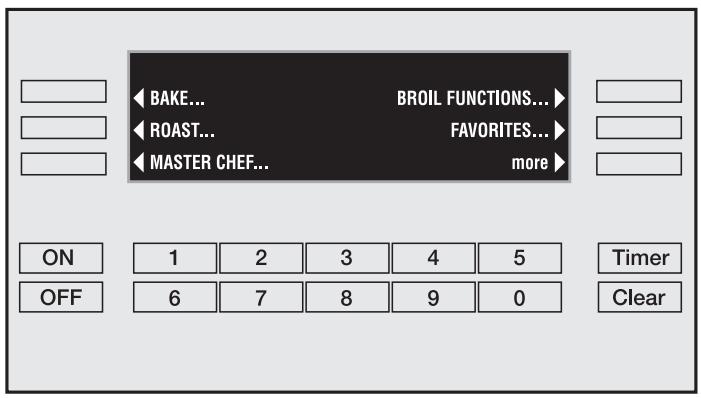 MIELE H 395 B - Selecting a function - 1