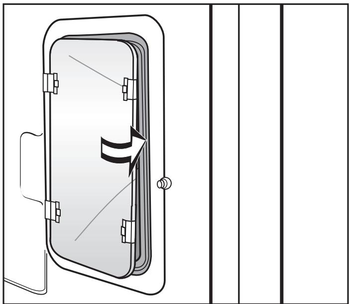 MIELE H 395 B - Changing the light bulb - 6
