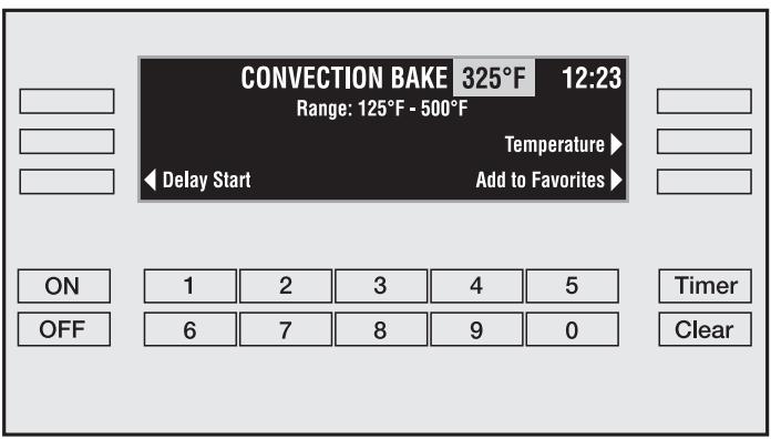MIELE H 395 B - Adjusting the oven temperature - 1
