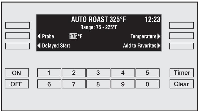 MIELE H 395 B - Using the roast probe: - 5
