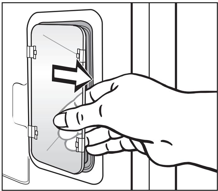 MIELE H 395 BP - Changing the light bulb - 2