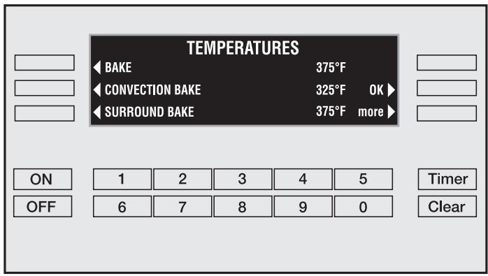 MIELE H 395 BP - Temperatures - 1