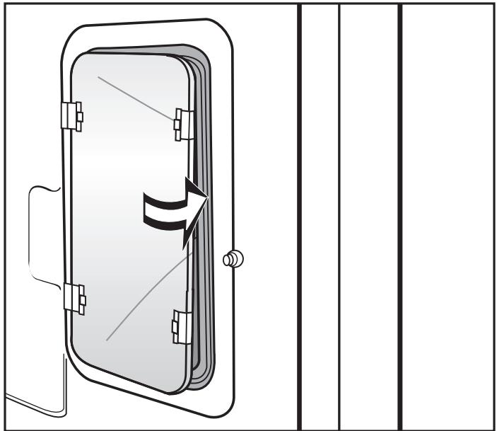 MIELE H 395 BP - Changing the light bulb - 2