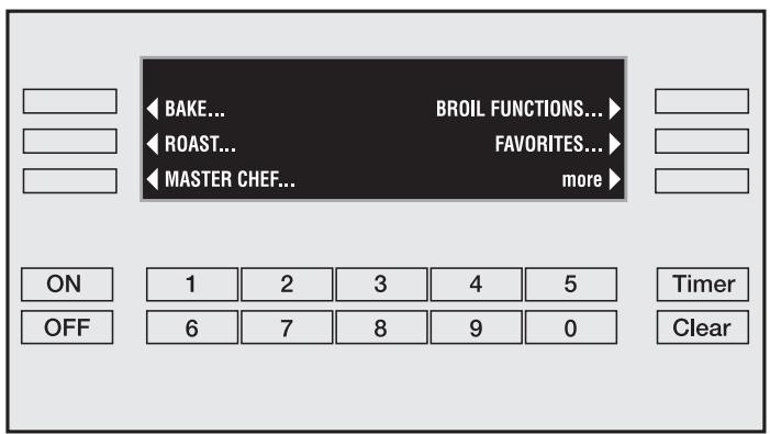 MIELE H 395 BP - Using the oven display - 1