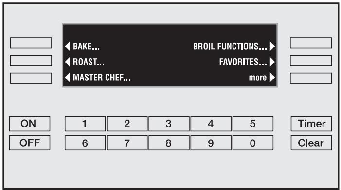 MIELE H 396 BP - Selecting a function - 1