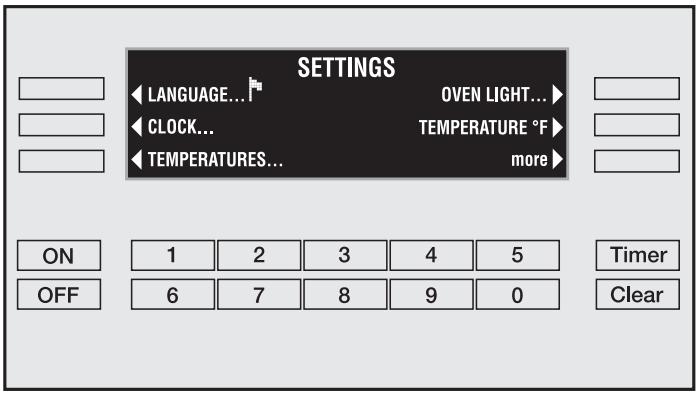 MIELE H 396 BP - Temperature °F/°C - 1