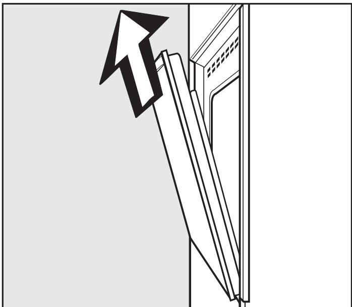 MIELE H 397 B2 - Removing the oven door - 2