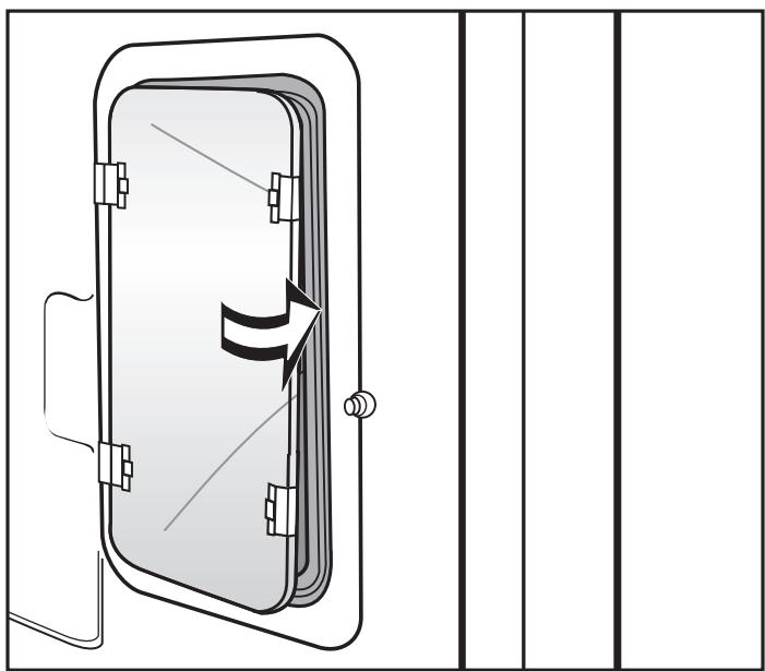 MIELE H 397 B2 - Changing the light bulb - 6