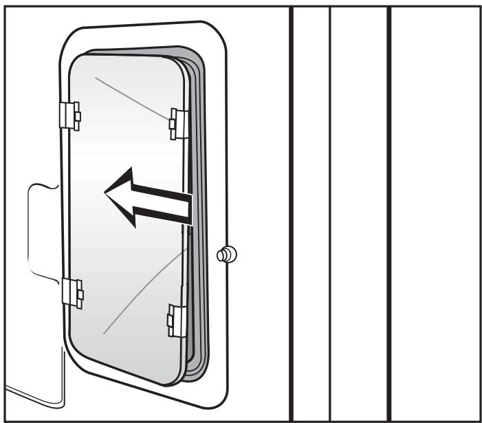 MIELE H 397 B2 - Changing the light bulb - 5