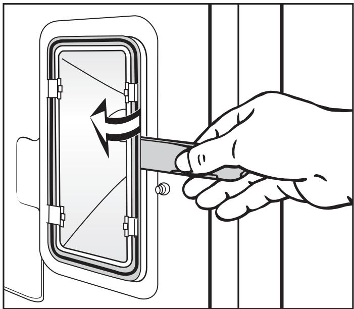 MIELE H 397 BP2 - Changing the light bulb - 1