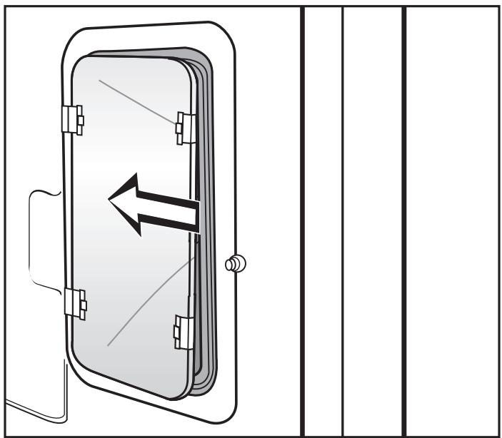 MIELE H 397 BP2 - Changing the light bulb - 1