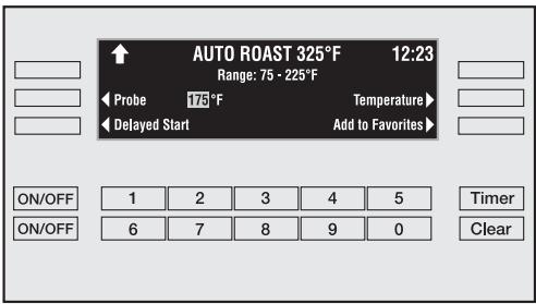 MIELE H 398 BP2 - Using the roast probe: - 5