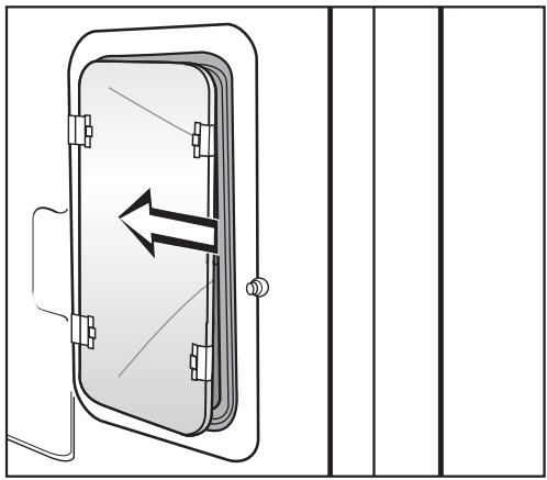 MIELE H 398 BP2 - Changing the light bulb - 1