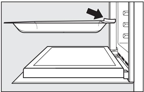 MIELE H 4080 BM - Glass tray with non-tip safety notches - 1