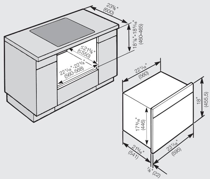 MIELE H 4080 BM - Installation options - 1