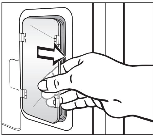 MIELE H 4881 B - Changing the light bulb - 2