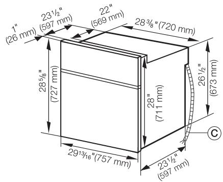 MIELE H 4881 B - Data plate - 4