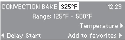 MIELE H 4881 B - Adjusting the oven temperature - 4