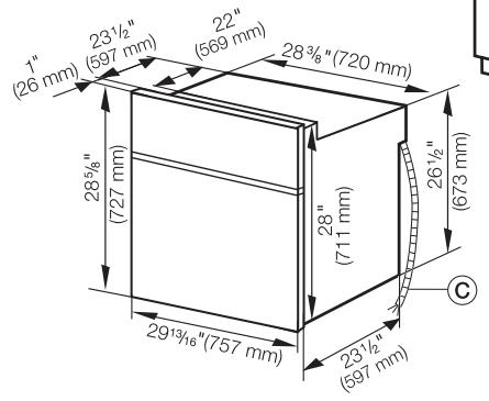 MIELE H 4881 B - Data plate - 2