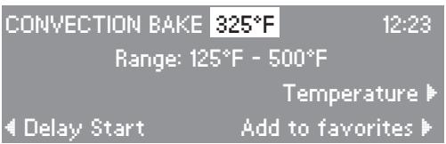 MIELE H 4881 BP - Adjusting the oven temperature - 4