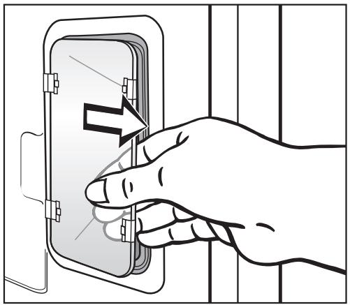 MIELE H 4881 BP - Changing the light bulb - 2