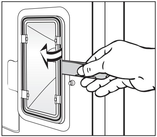 MIELE H 4881 BP - Changing the light bulb - 1