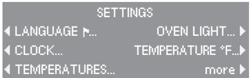 MIELE H 4881 BP - Temperature °F / °C - 2