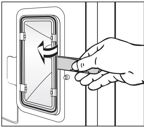 MIELE H 4890 B2 - Changing the light bulb - 1