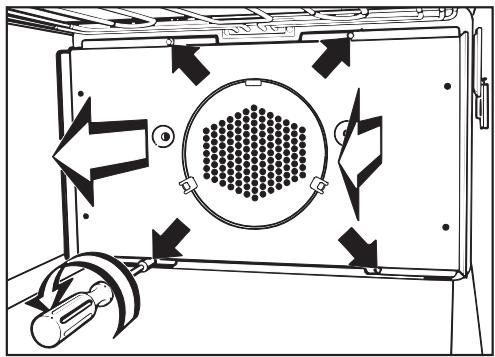 MIELE H 4890 B2 - Removing the back panel - 1