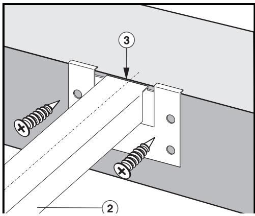 MIELE KM 408-1 GRIL - Securing the support bars - 1