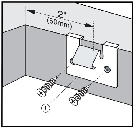 MIELE KM 408-1 GRIL - Securing the spring clamps - 1