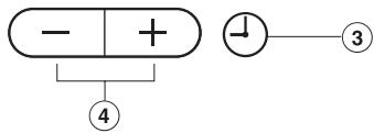 MIELE KM 5676 - Timer controls and display - 2