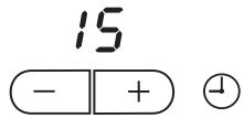 MIELE KM 5676 - Setting the timer - 1