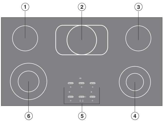 MIELE KM 5676 - Burners - 1