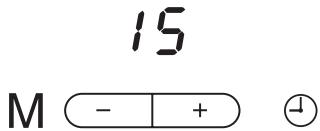 MIELE KM 5773 - Setting the timer - 1