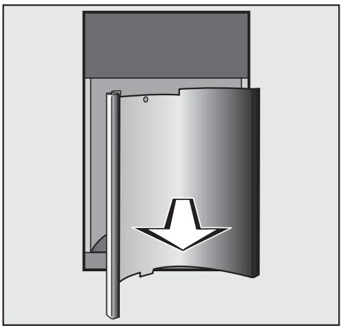 MIELE F1471SF  - INSTALLATION MANUAL - Aligning the Ice/Water Dispenser - 4