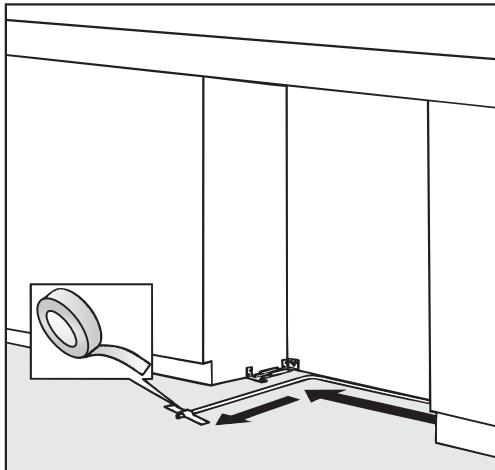MIELE F1471SF  - INSTALLATION MANUAL - Preparing the water connection - 1