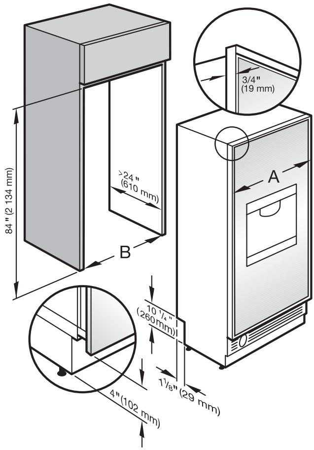 MIELE F1471SF  - INSTALLATION MANUAL - Side panels - 1