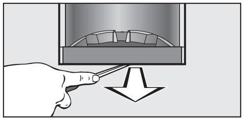 MIELE F1471SF  - INSTALLATION MANUAL - Aligning the Ice/Water Dispenser - 6